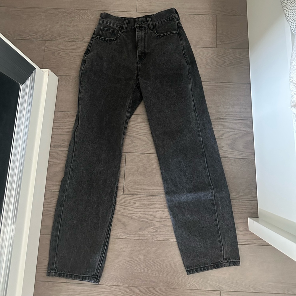 OAK + FORT Charcoal Denim Pants